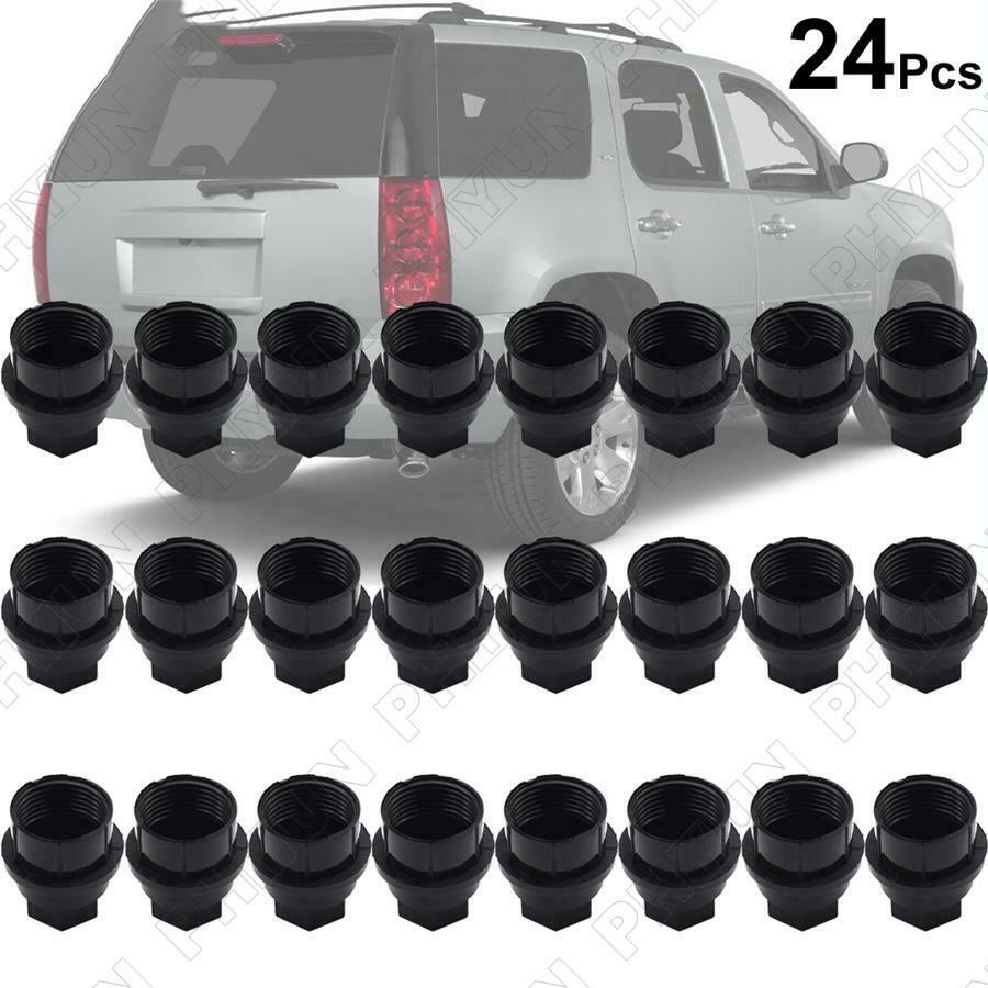 24 Car Wheel Nut Cap Lug Nut Cover For Chevrolet C1500 C2500 C3500 Express Tahoe