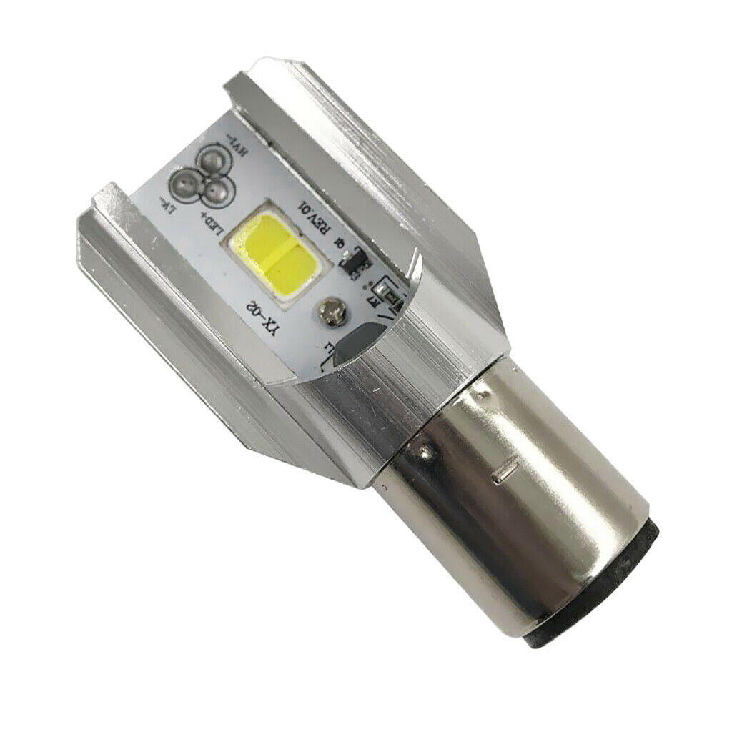 BA20D LED Headlight Blub Light 12-60V 12W COB Motorcycle Motorbike Scooter