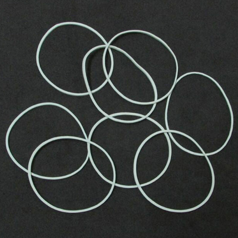 50 PCS Rubber Bands White Color Rubber Elastic Bands Office Home Rubber Band