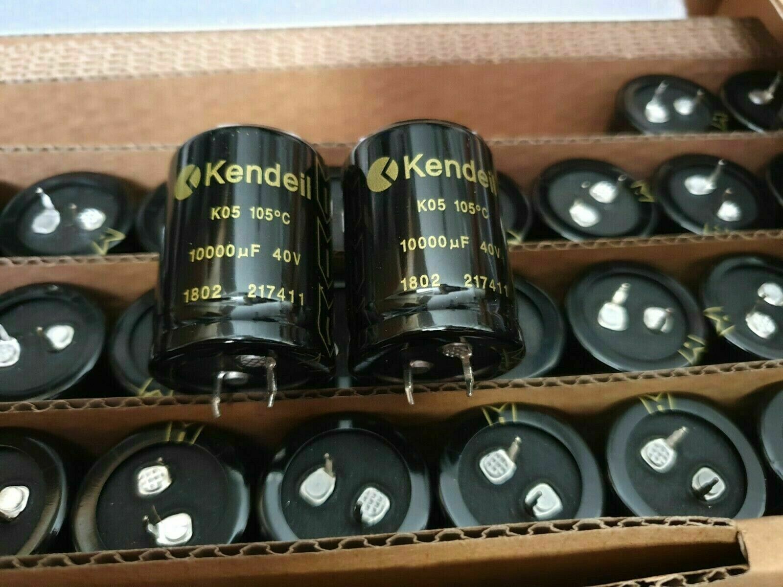 24x NEW KENDEIL 10000UF 40V HI-END CAPACITORS AUDIO FOR KRELL - QUAD- NAIM AMP!