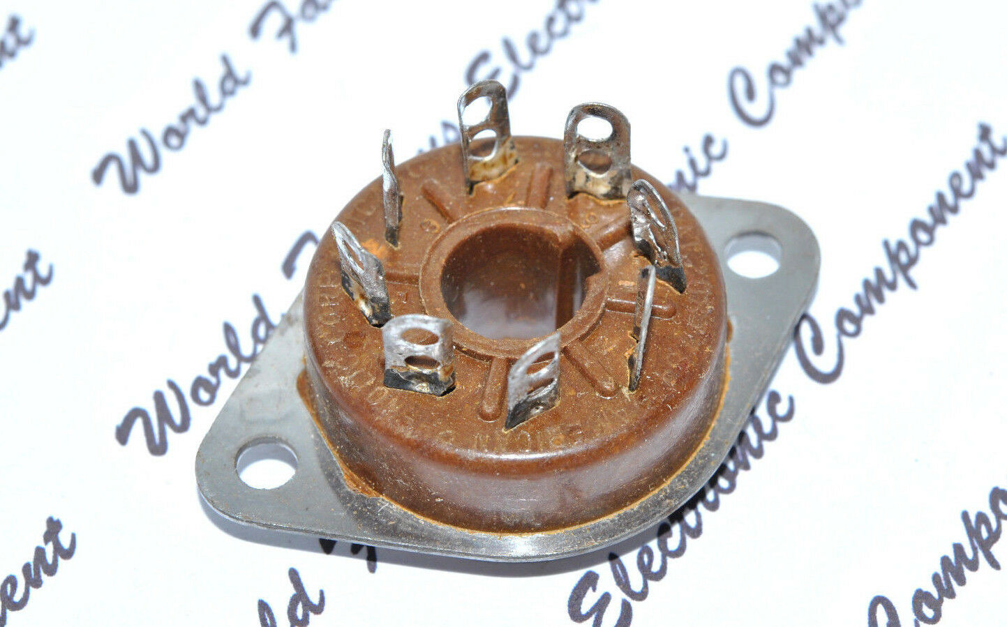 1pcs - AMPHENOL 8-Pin Bakelite Tube Socket - 2Z8678.337 59-103(200)