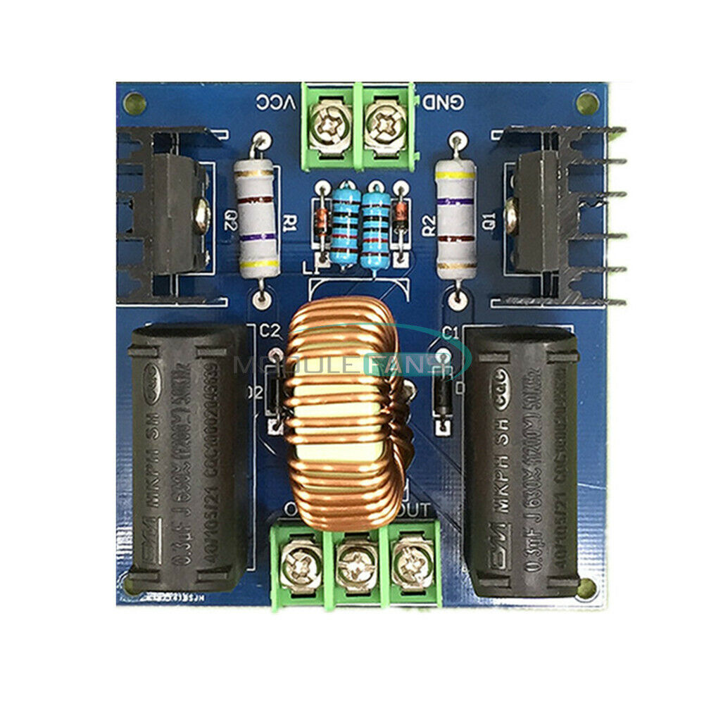 DC12V-30V ZVS Tesla Coil Marx Generator High Voltage Power Supply 10A 200W