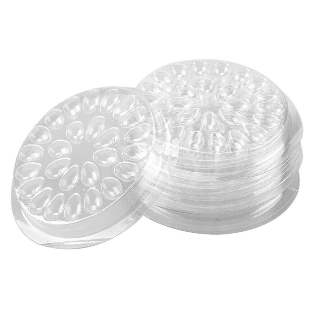 20PCS Disposable Plastic Glue Tray Holder Pallet Pad for Eyelash Extensions,