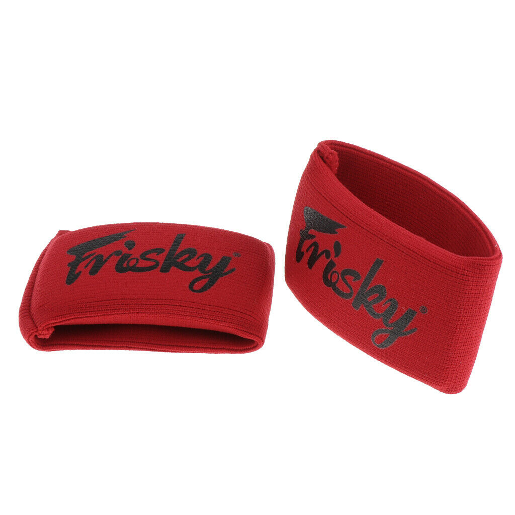 2X SBR Boxing Knuckle Protector Shockproof Kickboxing Finger Support Red