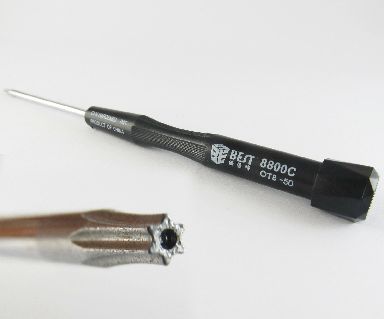 2pcs 8800C T8-50 Hollow Torx Professional Screwdriver Repair Tool For Hard disk
