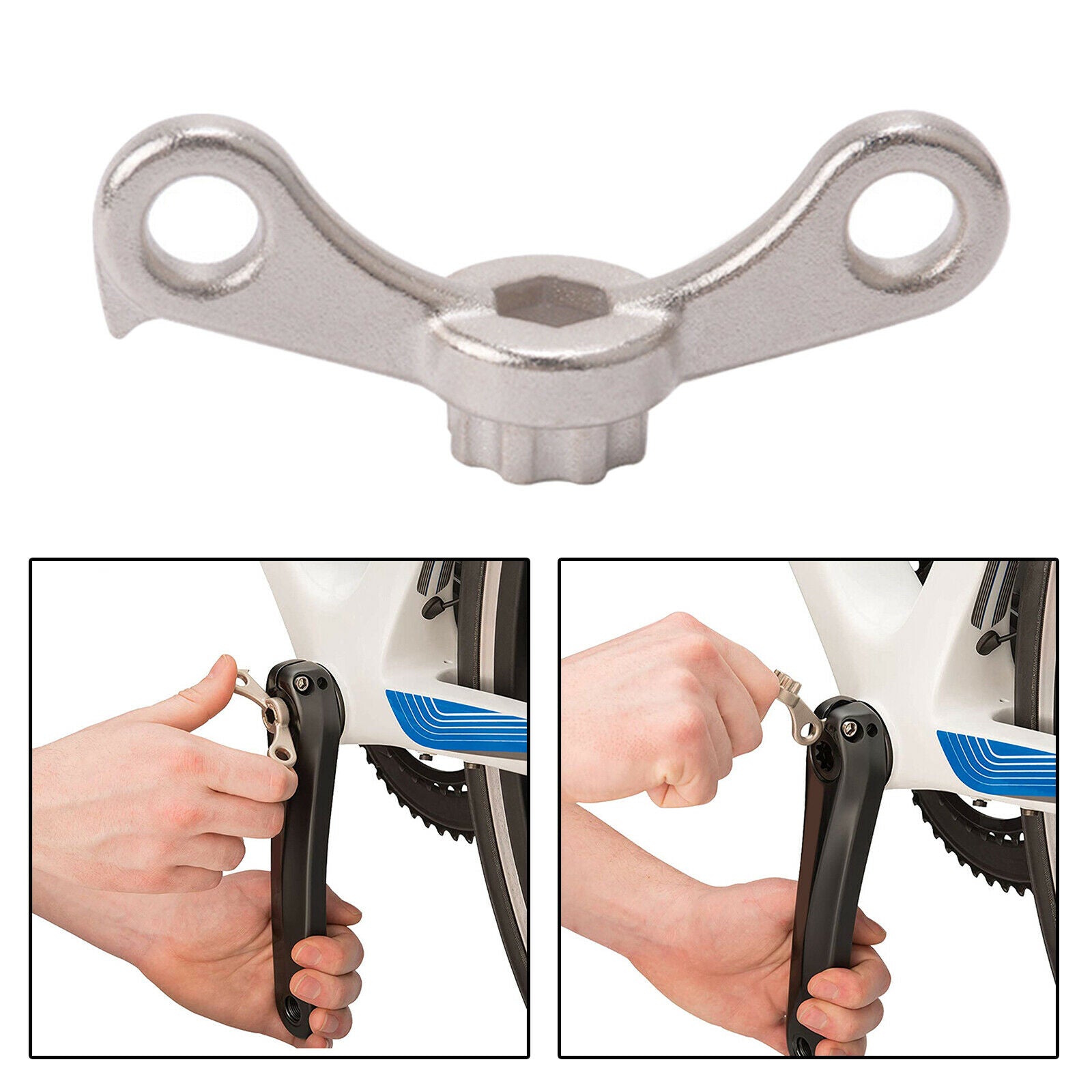 Mountain Road Bike Crank Extractor Crank Arm Puller Spanner Repair Tools
