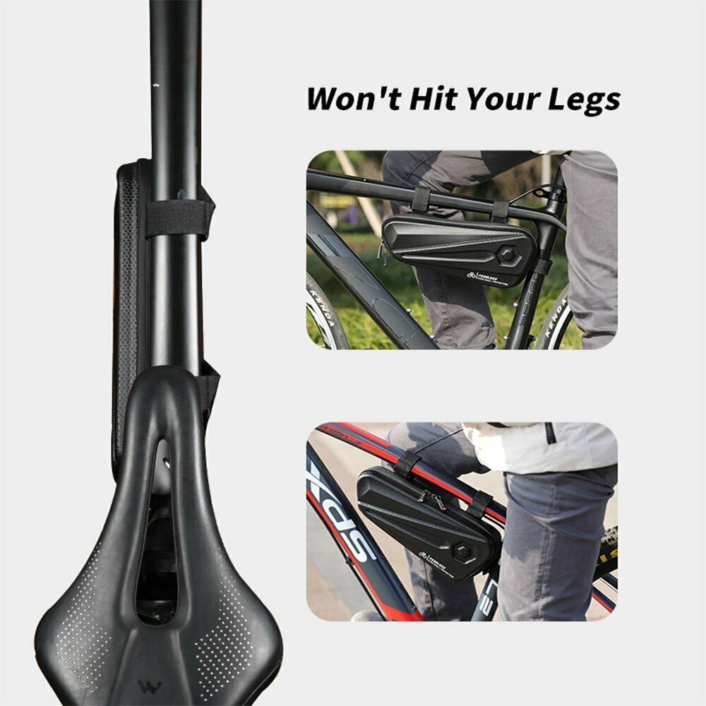 Waterproof Bike Top Tube Bag EVA Hard Shell Frame Bag for Cycling Handlebar Box