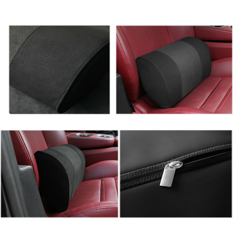 Memory Foam Lumbar Support Pillow for Car Seat Back Pillow Soft Home Office 1PCS