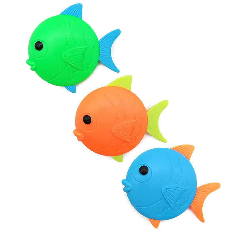 3pcs Diving Fish Toys Beach Water Diving Kids Swimming Pool Diving FishBDAU
