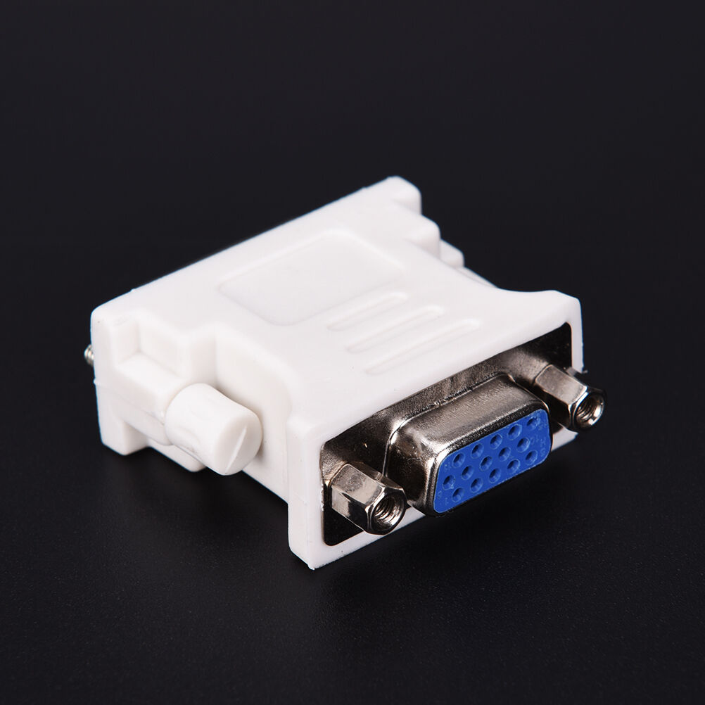 portable top dual link connector DVI-I male analog 24+5 To VGA female adapter.DD