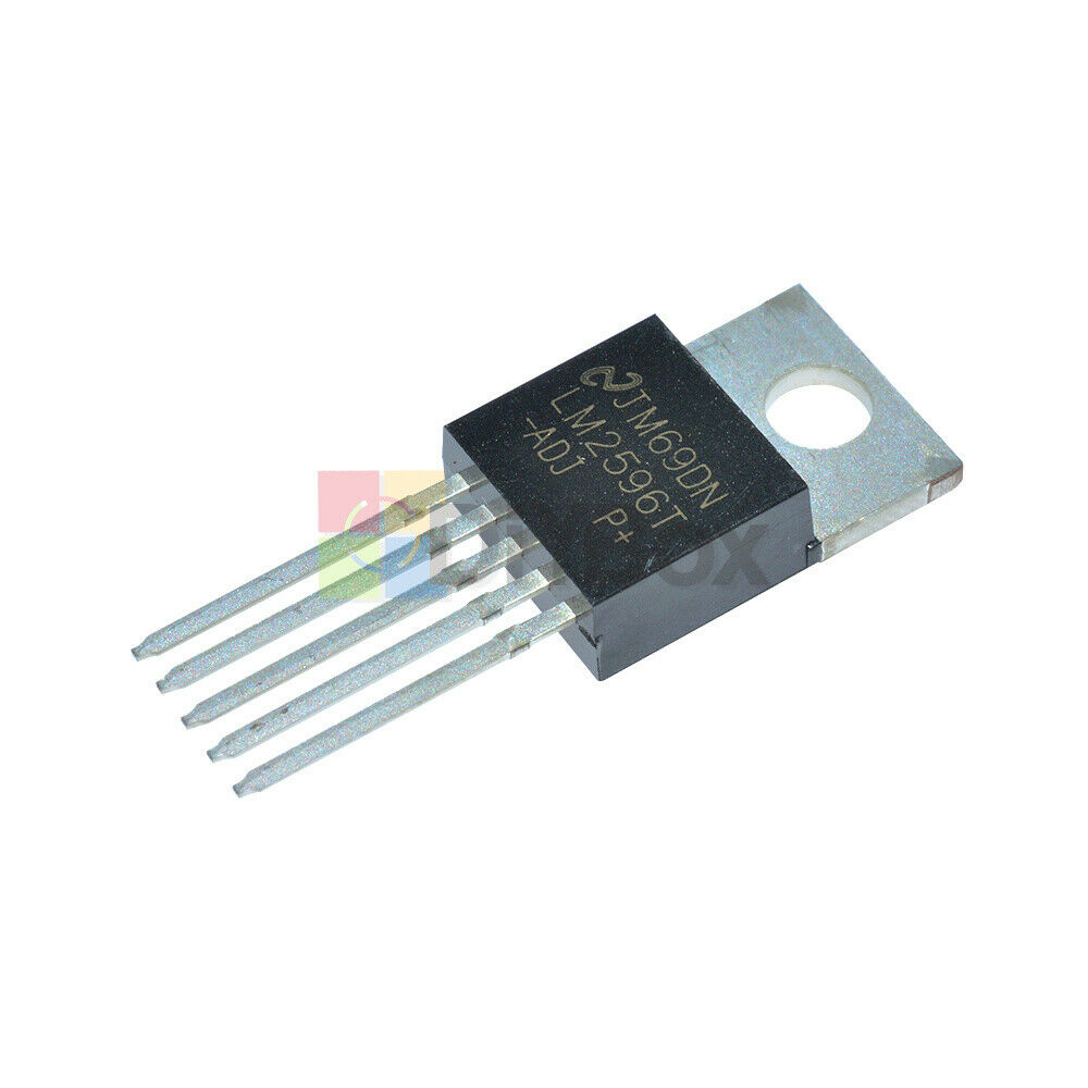 10Pcs IC LM2596T-ADJ LM2596 NSC TO-220 DIP-3 Voltage Regulator 3A Adjustable