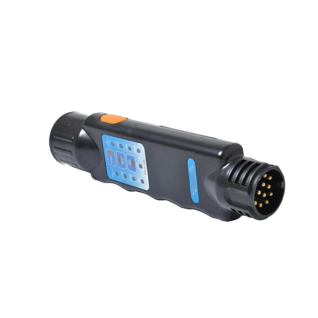13-Pin Trailer Towing Tester LED Lights Wiring Circuit Plug and Socket 12V