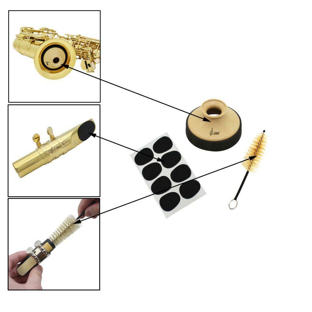 1 Piece Alto Saxophone Mute Silence for Music Fans