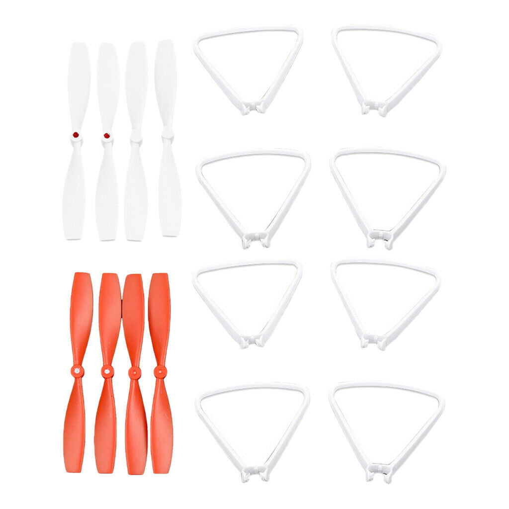 Propellers Props Guard and Propeller For  MITU Drone Accessories White