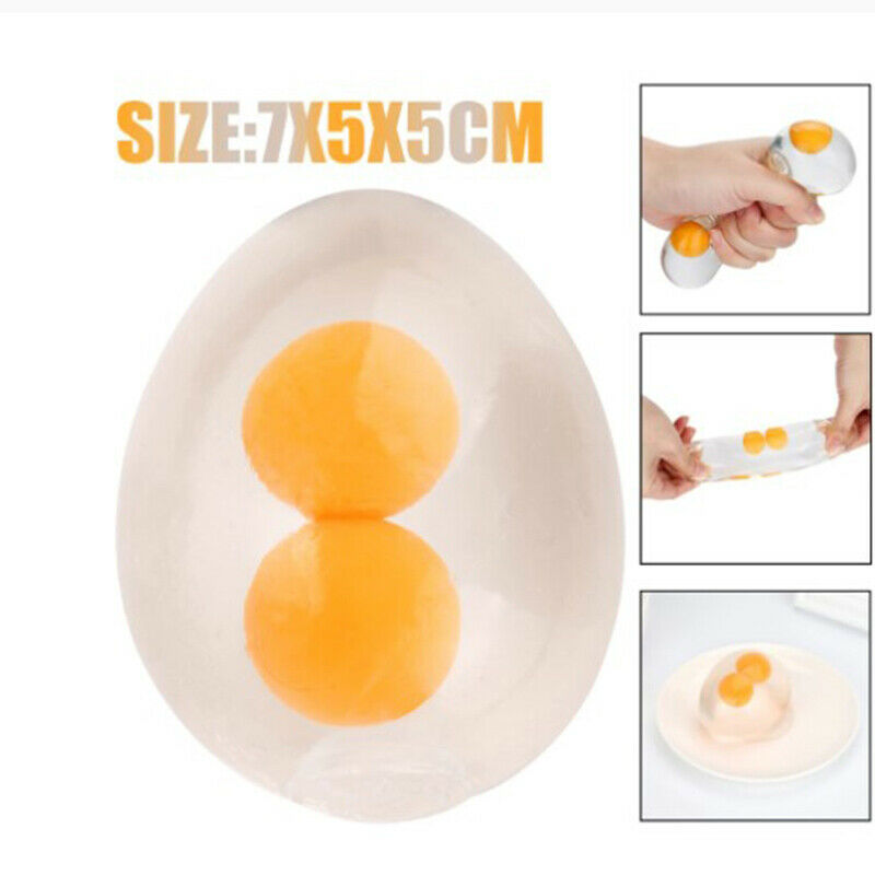 1pc Egg Splat Ball Toys Stress Relief Eggs Yolk Ball Children Stress Reli.l8