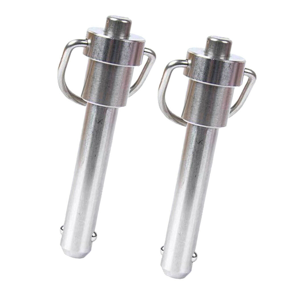 Pack of 2 Ball Lock Pins Ball Lock Pin Shank Stainless Steel Quick 20mm