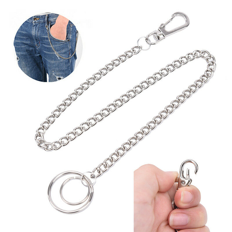 38cm Long Wallet Belt Chain Trousers Hipster Pant Jean Keychain Hip Hop BDAU