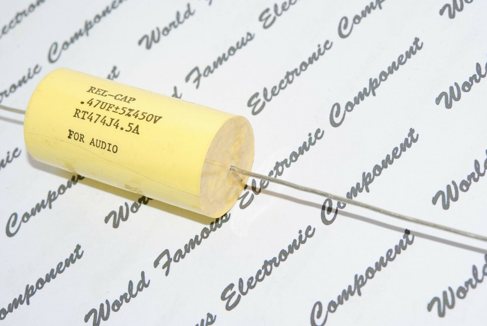 1pcs-REL-CAP RT 0.47uF (0.47µF 470nF) 450V 5%  Capacitor RT474J4.5A For Audio