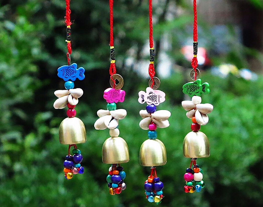 National Copper Bell Mobile Wind Chime Outdoor Living Home Yard Garden Decor hs