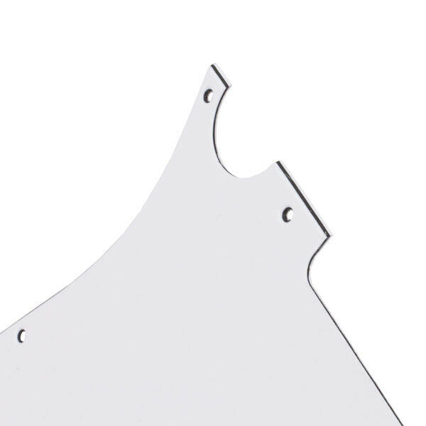 White 3 Ply Pickguard For  Guitar