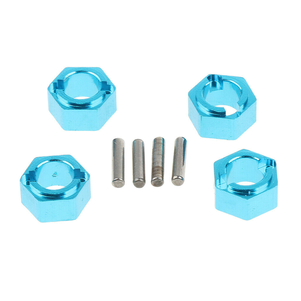 4pcs Stainless Steel Nut Nut Wheel Drive Screws 7mm for 1/18 Wltoys A949