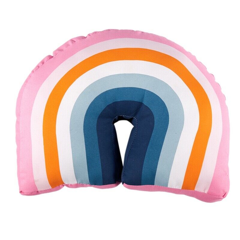 Rainbow U Shape Kids Pillow Decorative Room Neck Pillow Cushion Cute Baby PillU9