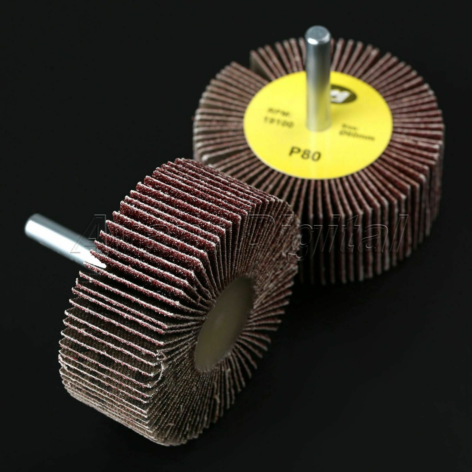 60mm Flap Sanding Grinding Wheels & Mandrel Woodworking Polishing Rotary Tool