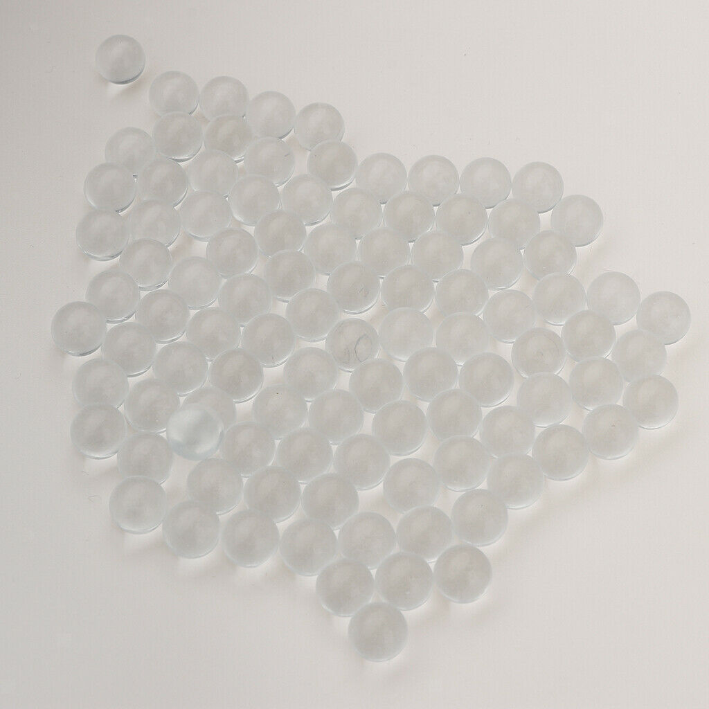 Transparent Glass Marbles, Pack of 100 Pieces, Vase Fillers Decor, Marble Games