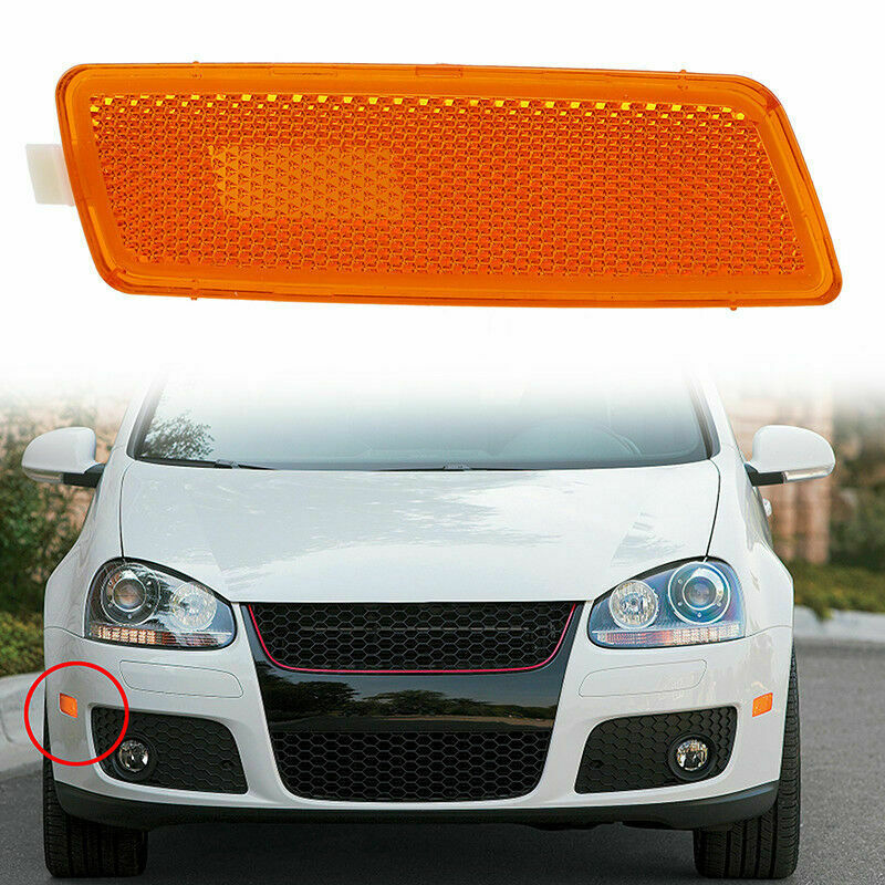 For 2005-2009 VW GTI JETTA RABBIT MK5 Bumper Right Side Marker Light Lamps Lens