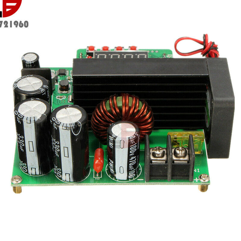 DC-DC BST900W CNC Boost Converter 8V-60V Step-UP 10V-120V Solar Charging CV CC