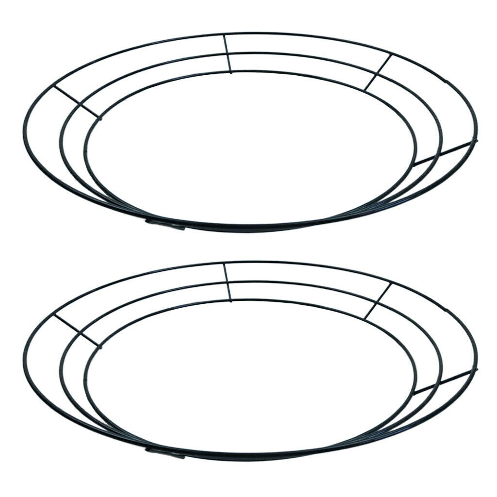 2x12" Wire Wreath for Christmas Wedding Holidays Valentines Garden Party Decor