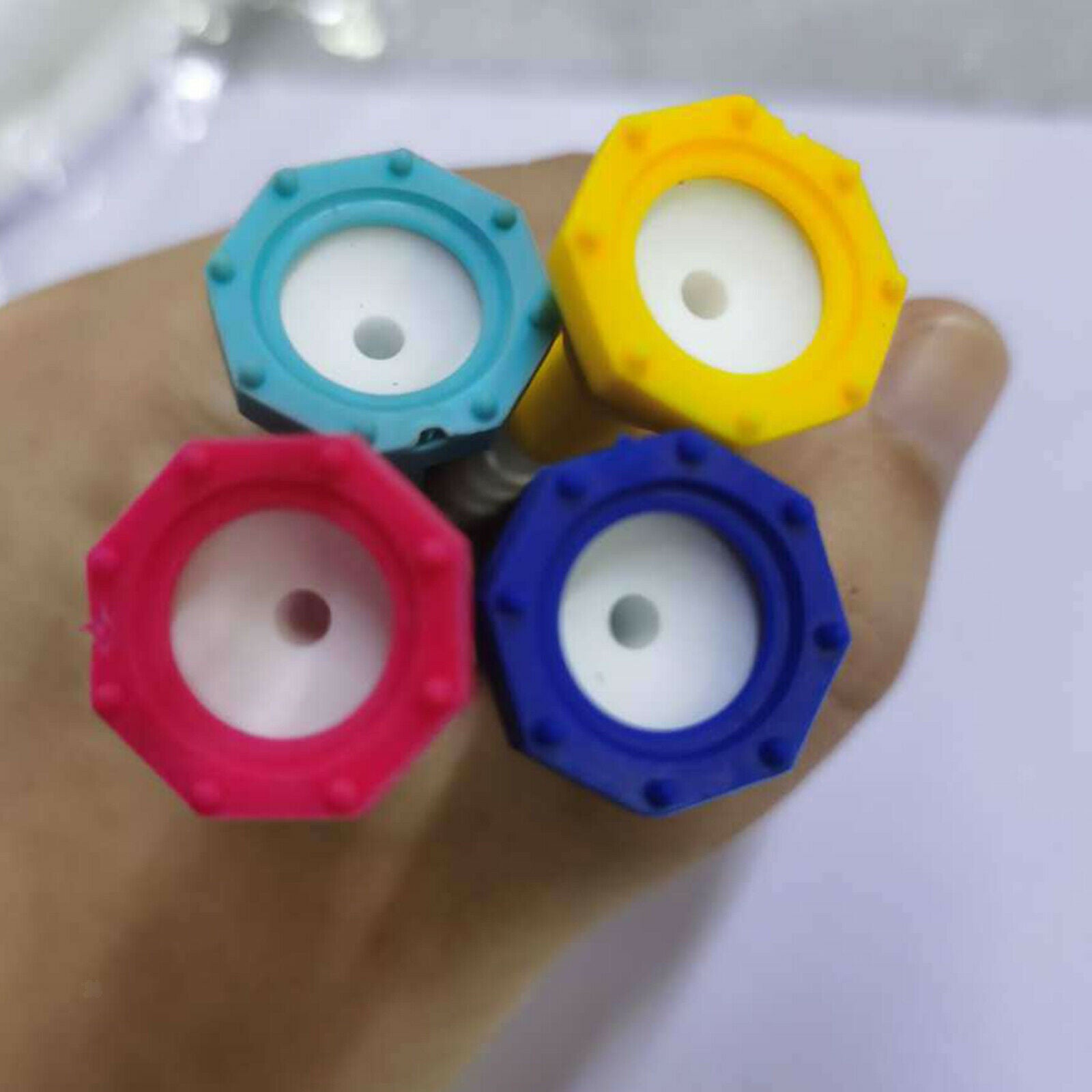 5Pack Golf Tees 87mm Reusable Big Cup Rubber Cover Top Golf Tee Ball Holder
