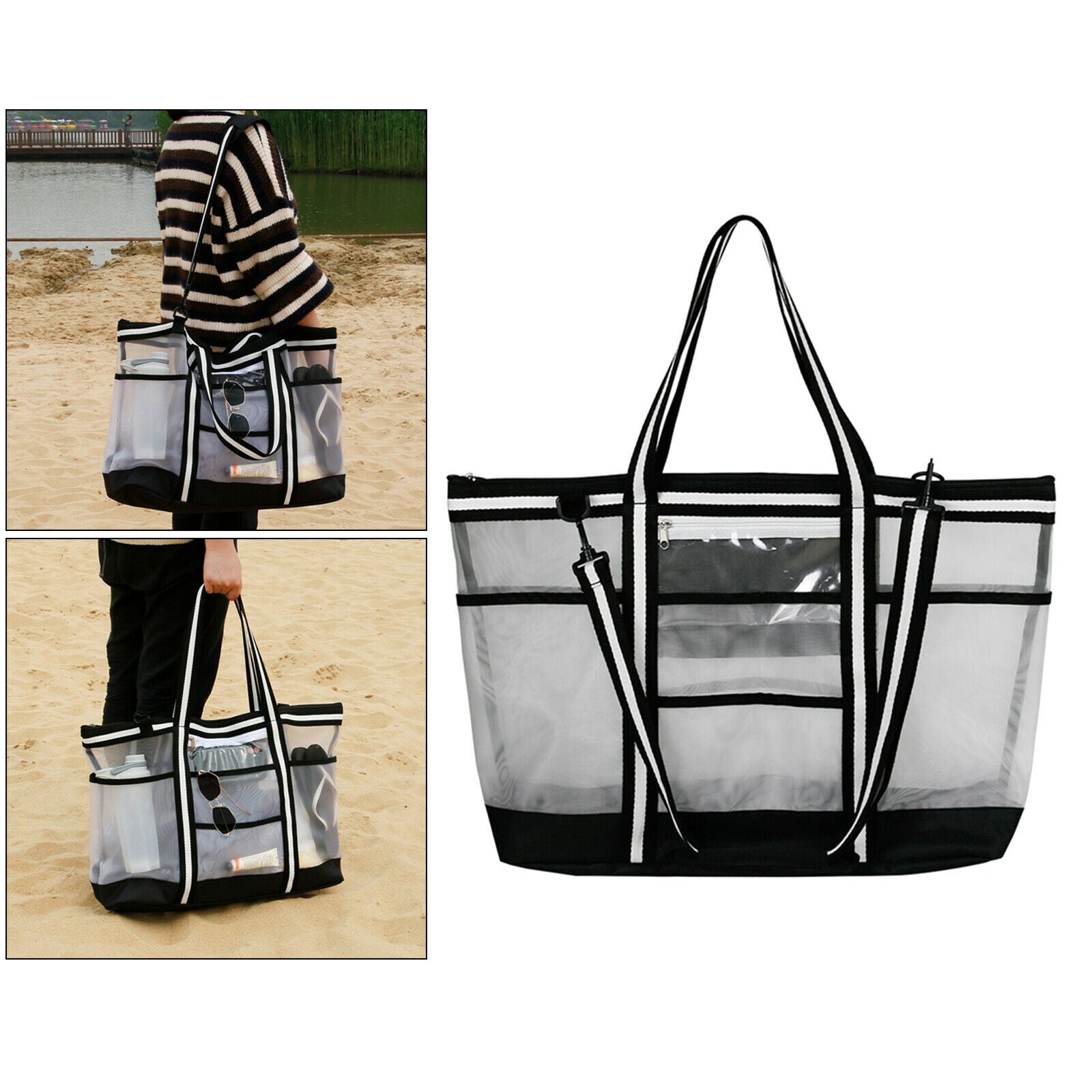 Beach Bag Beach Tote Bag Women Swimming Bag Beach Picnic Travel Bag Tote