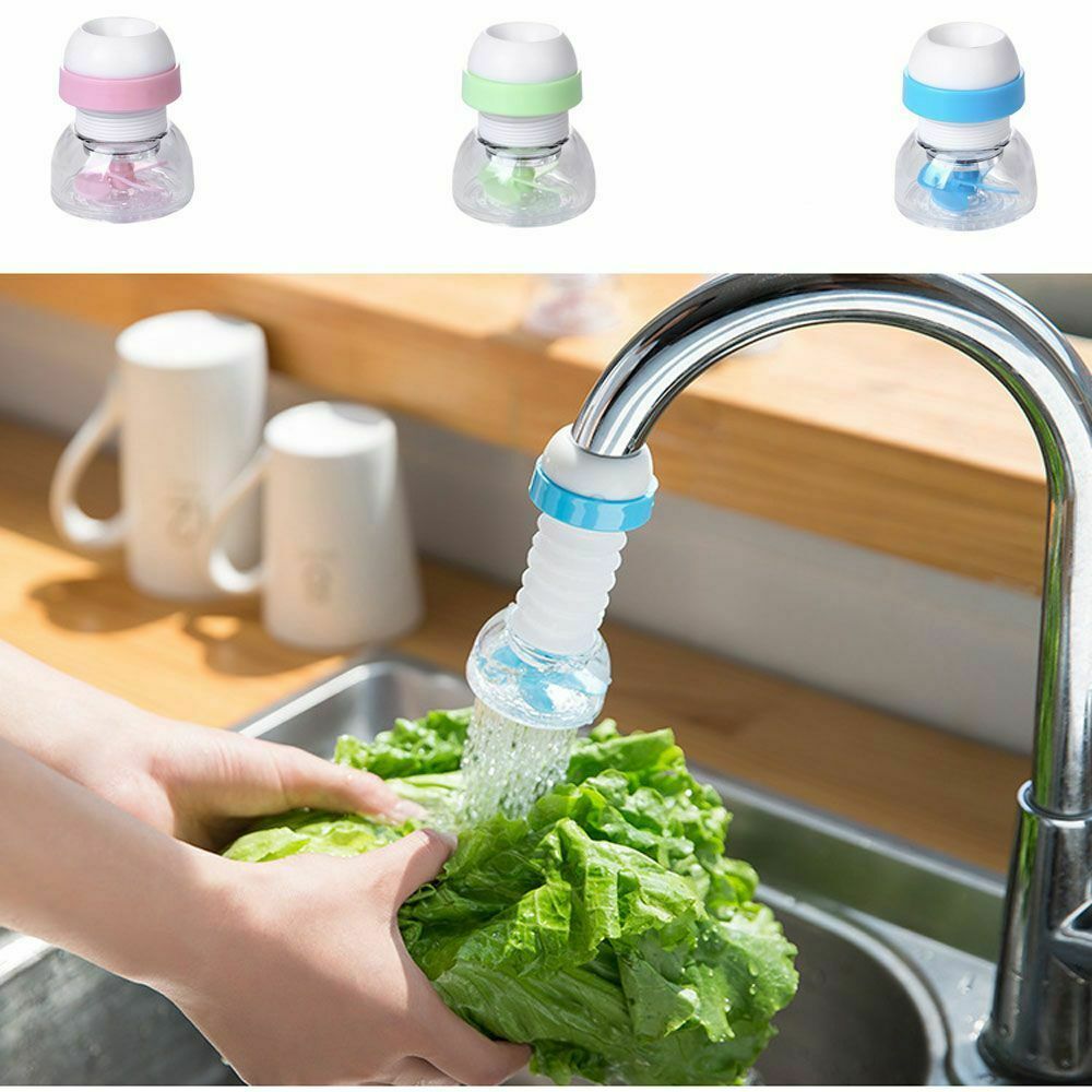 360 Degree Water Tap Extension Multicolor Adjustable Kitchen Accessories