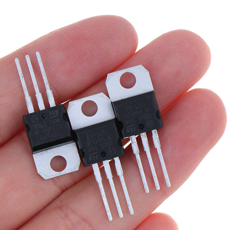 10 PCS TIP120 Darlington complementary silicon power transistor in-line T.l8