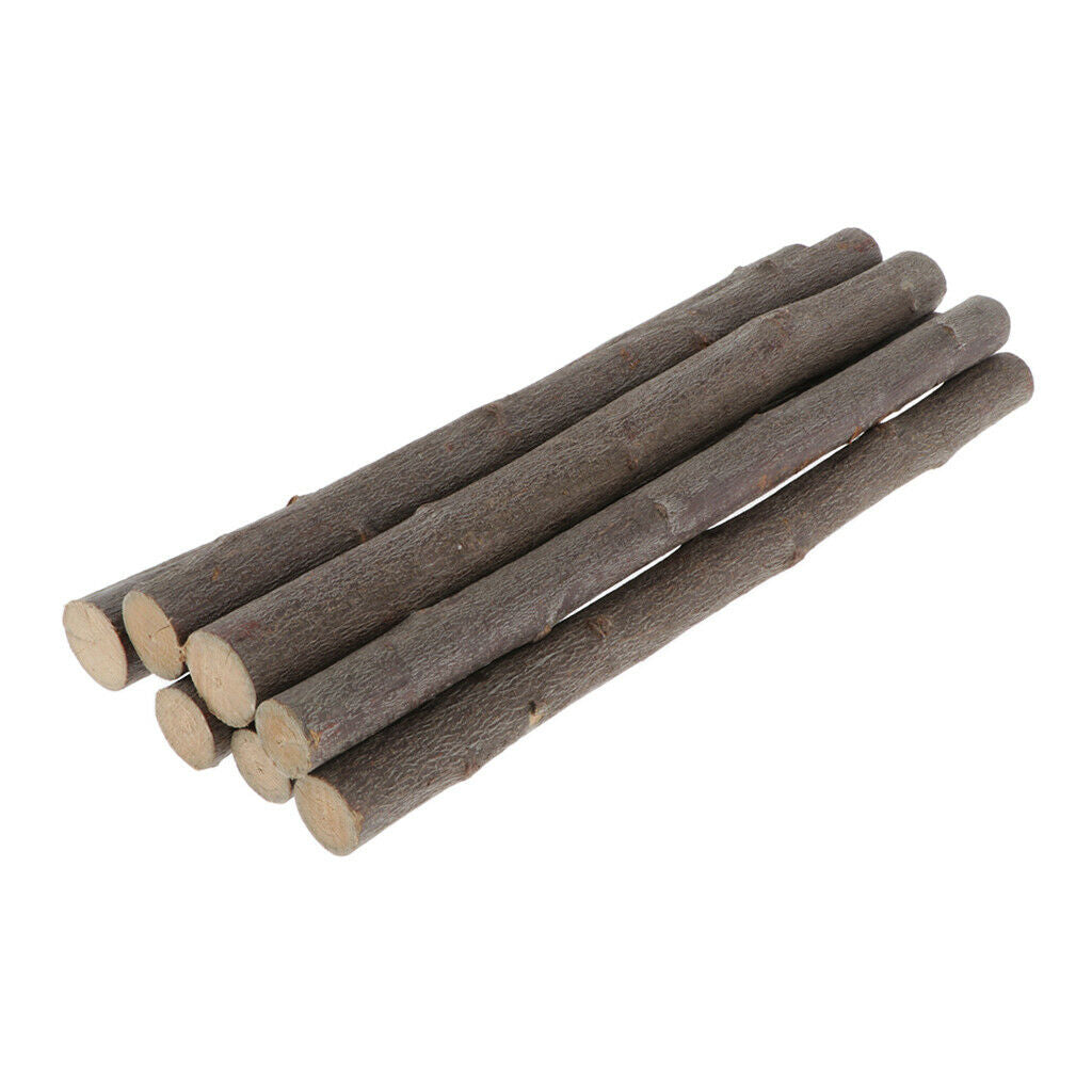 7pcs Driftwood Tree Branch Twig Rustic Home Embellishments Wood Stick Rod