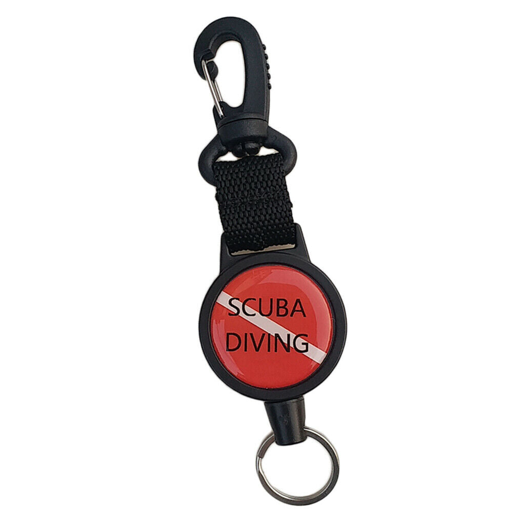 2Pcs Scuba Diving Dive Lanyard Webbing Strap with Snap Clip Gear Holder Retainer