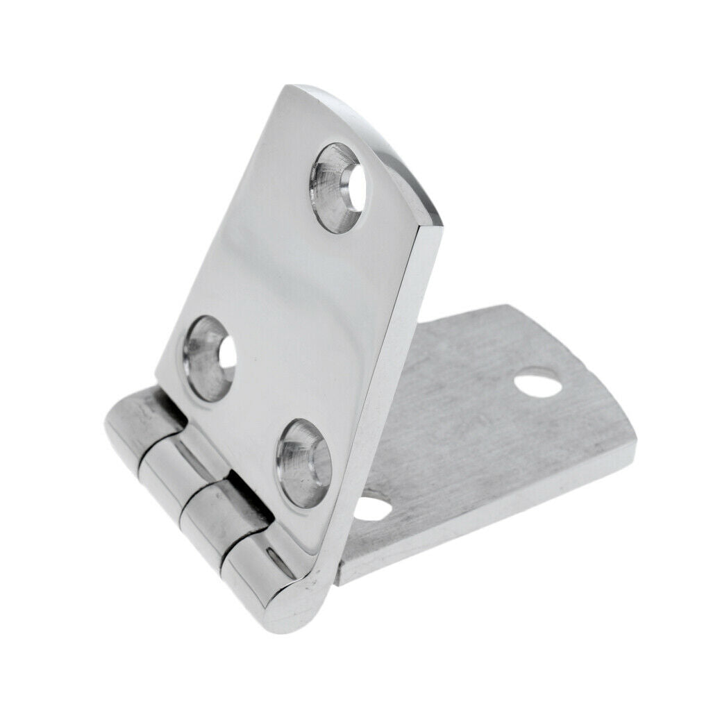 316 Stainless Steel Marine Polished Boat Door Hinges Cabin Stamp Strap Hinge