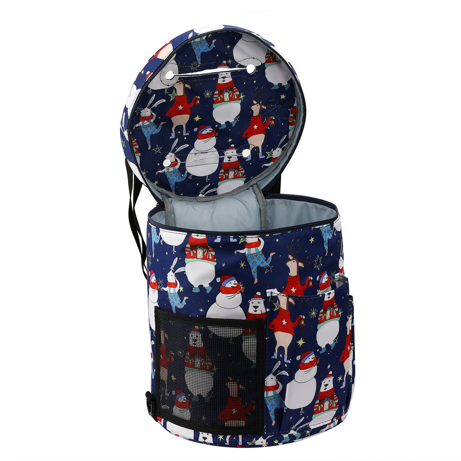 Knitting Bag Yarn Tote Crochet Hooks Storage Organizers for Project Supplies
