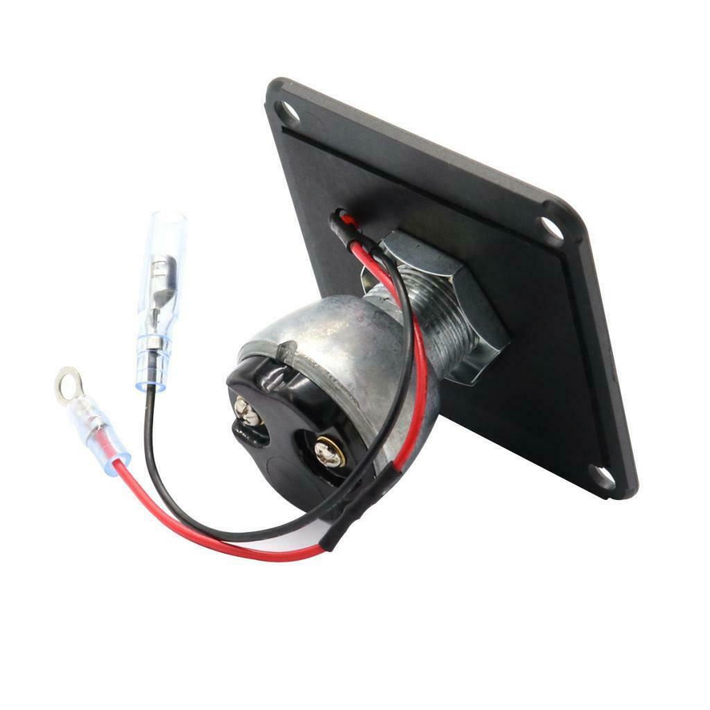 Car Auto DC 12V Single Ignition Switch Panel With Keys Engine Start ON-OFF