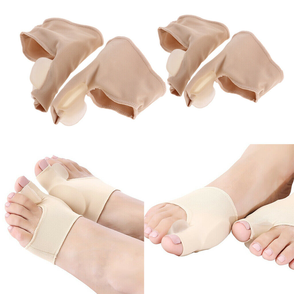 2 Pairs Elastic Hallux Valgus Socks Straightener Foot Care Relieve Fatigue