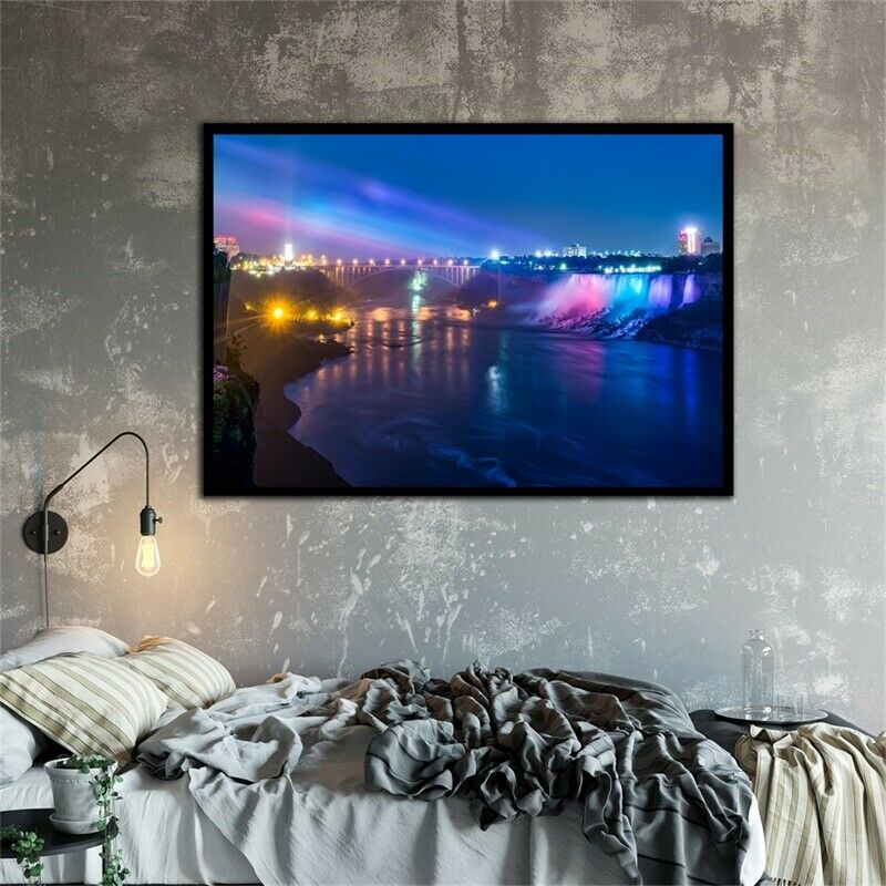 24*12in Wonderful Lights Art Poster Wall Hanging Decoration Canvas Prints
