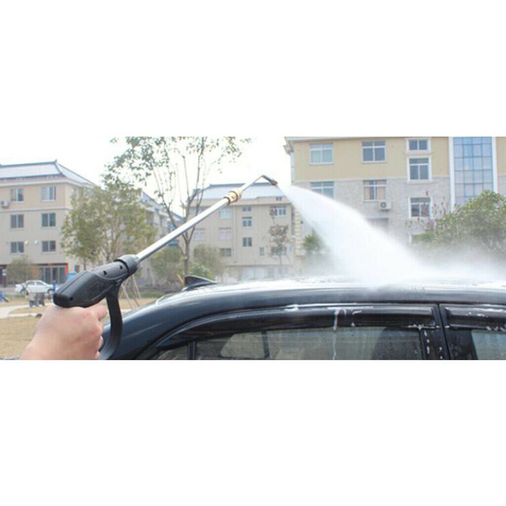 20cm 30° Angled Lance Extension Metal Rod 3600psi 1/4'' Quick Release