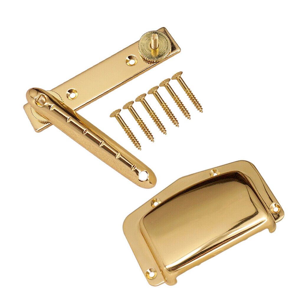 Adjustable Fixed Bridge Tailpiece And Cover For 6 Strings Electric Guitars