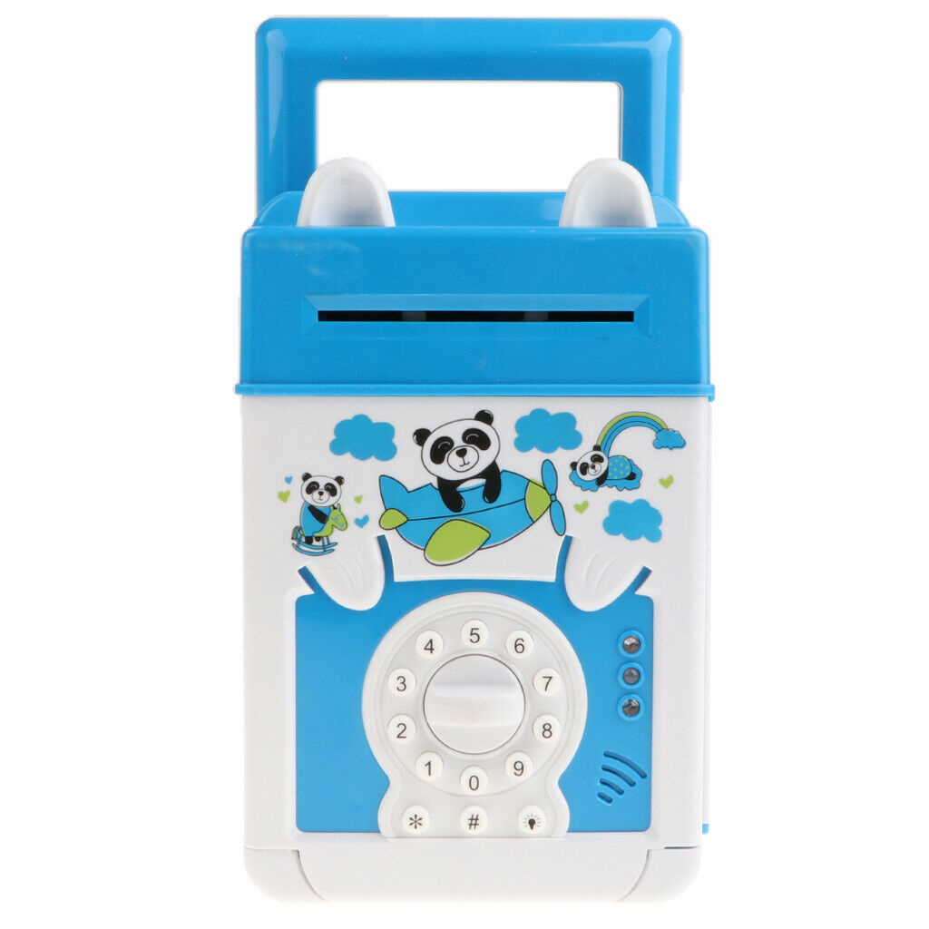 ode Electronic Piggy Banks Mini ATM Money Coin Crash Saving Box w/ Electronic