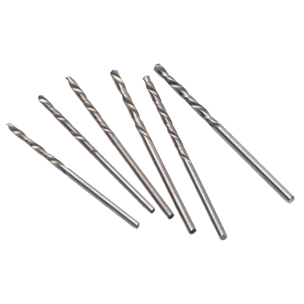 2-2.5mm HSS Twist Drill Bits Set of 6pc Straight Shank for General Purpose