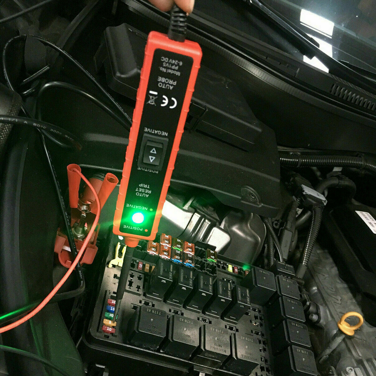 Car Auto Electrical System Tester 6-24V DC Power Probe Circuit Test Diagnostic