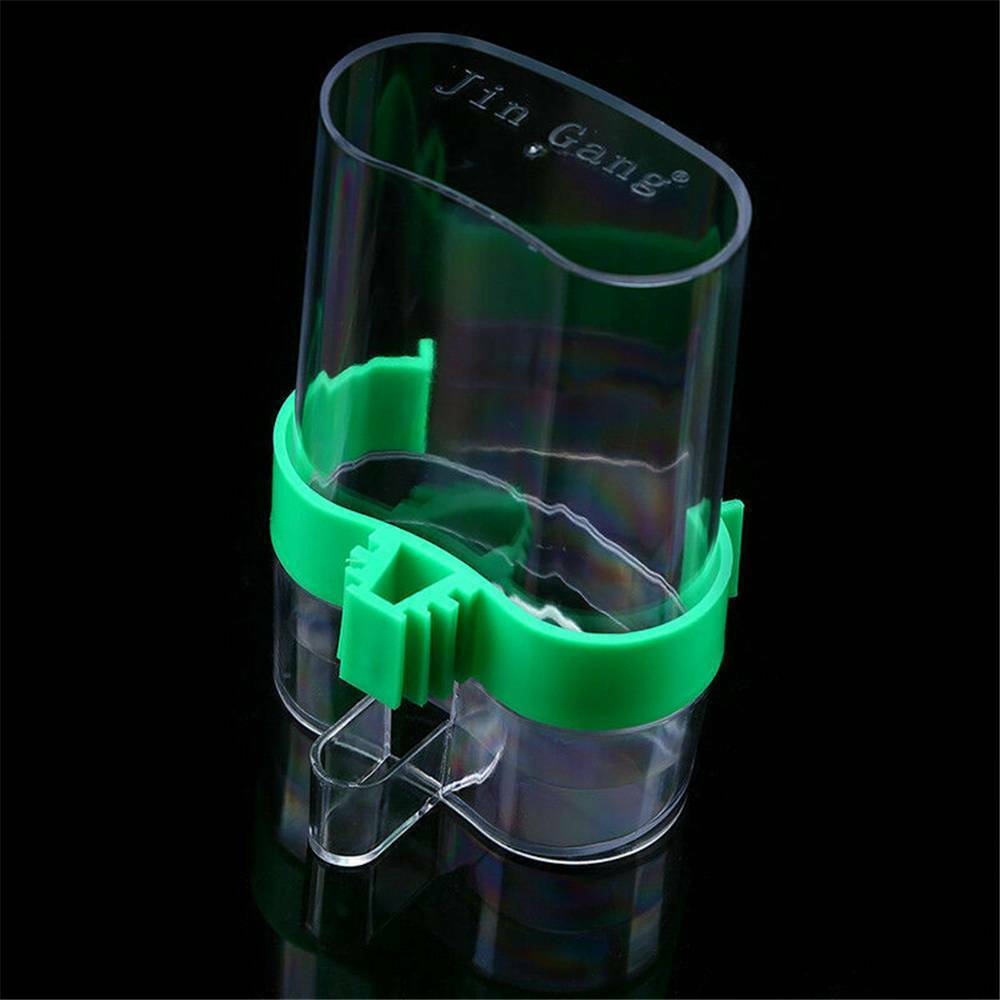 Birds Feeder Food Water Feeding Automatic Drinker Parakeet Parrot Dispenser Cage