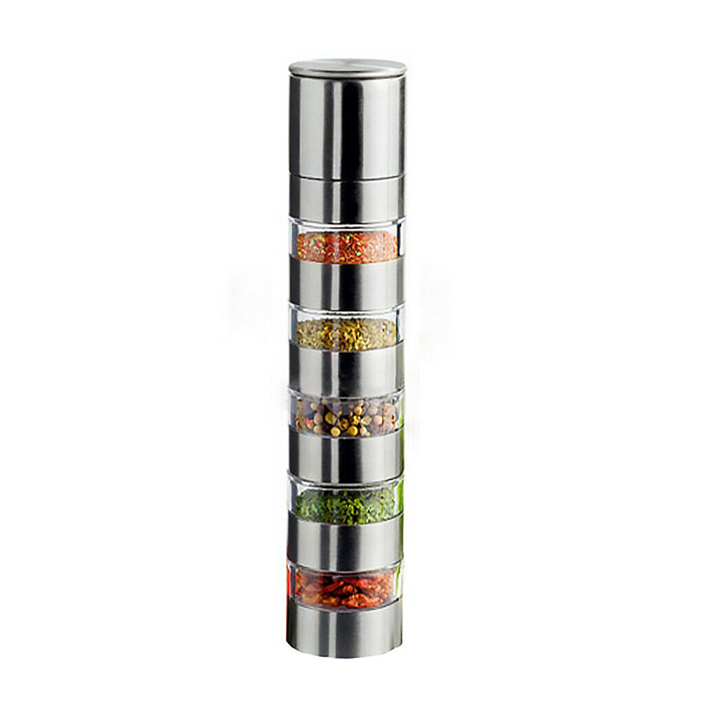 Spice Pepper Storage Jars Stackable Spice Containers for Camping, Outdoor