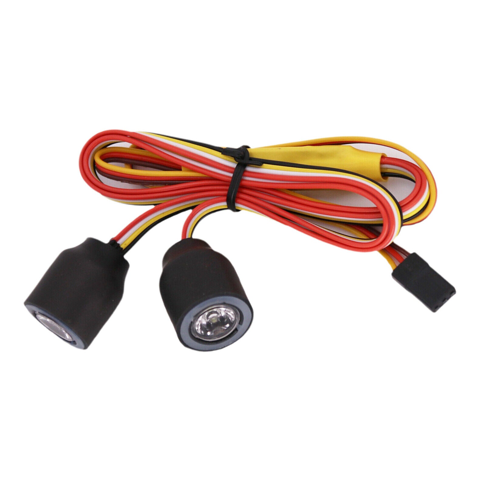 2LEDs RGB Headlights for SCX10 TRX4 D90 90047 1/10 Off-Road RC Crawler Parts